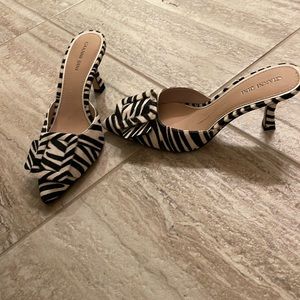Zebra heels that have never been worn!!